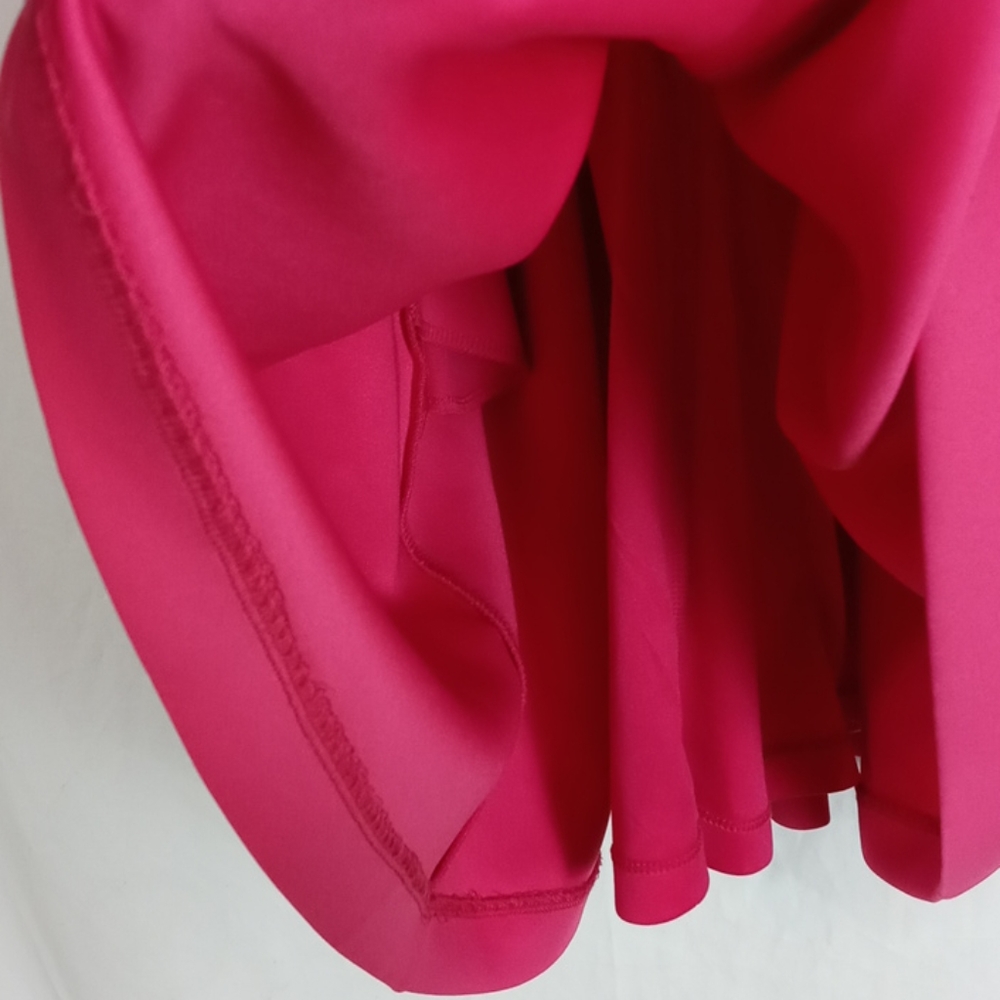 Hot pink Calvin Klein back zip pockets midi dress - Picture 6 of 10